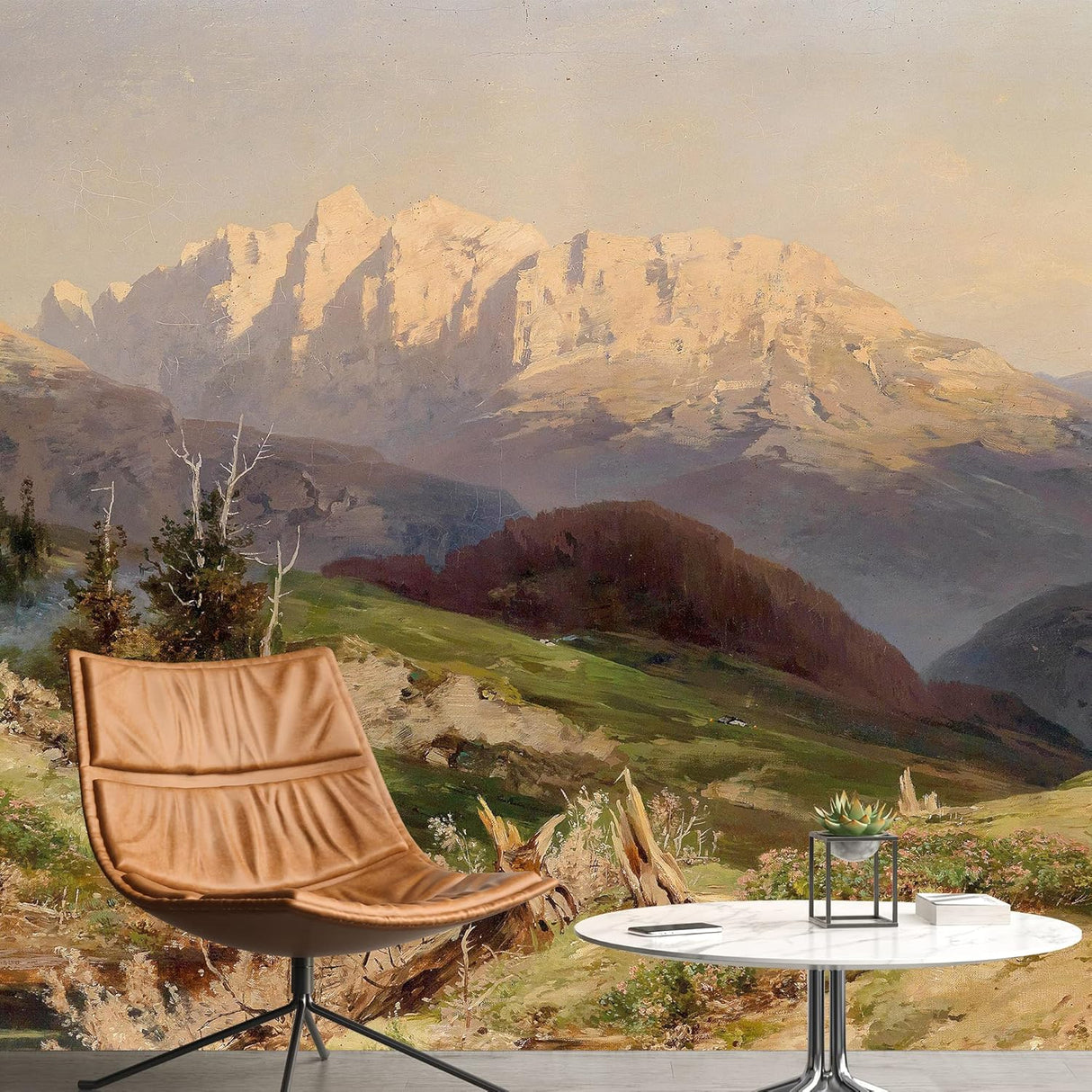 Adhesivo removible de pared/mural de pared pastel Otoño .