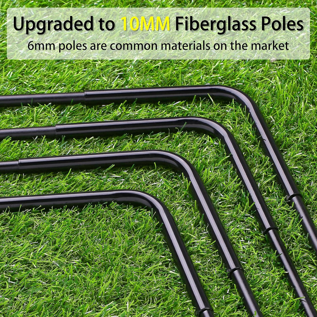 WEKEFON Red de fútbol portátil con bolsa de transporte