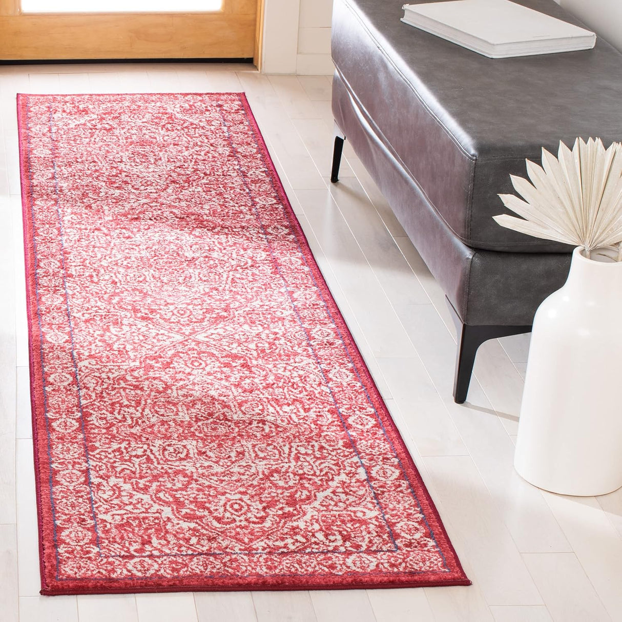 Alfombra Runner Medallón Distressed para Sala y Pasillo BNT832Q