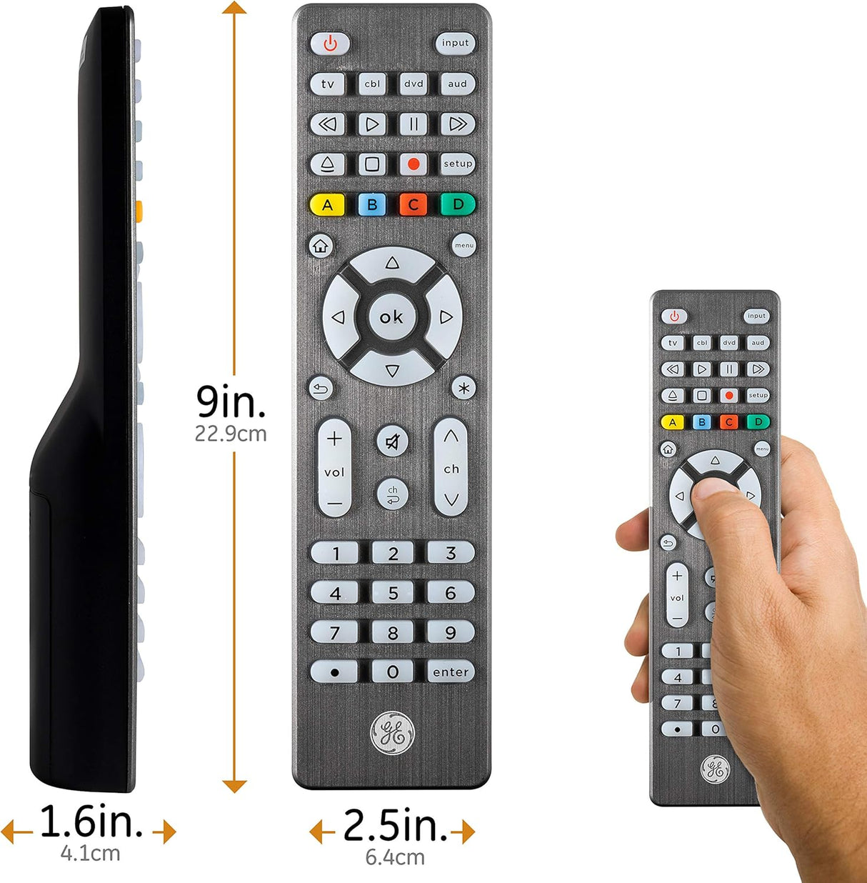 Control Remoto GE para TV Samsung, 4 Dispositivos, 48848