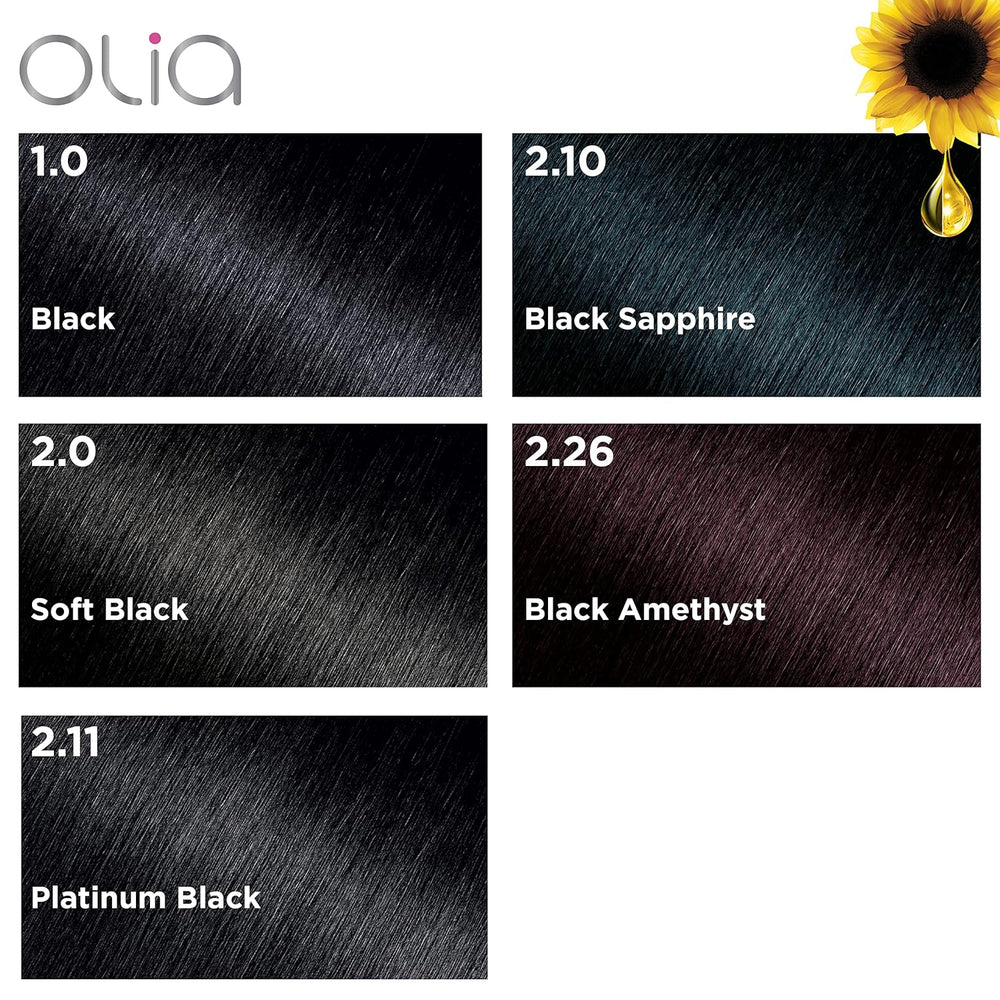 sin amoníaco, color brillante 1.0 negro, 2 unidades,Garnier