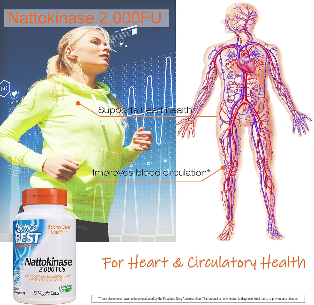 Suplementos Alimenticios apoya la salud cardíaca y el flujo