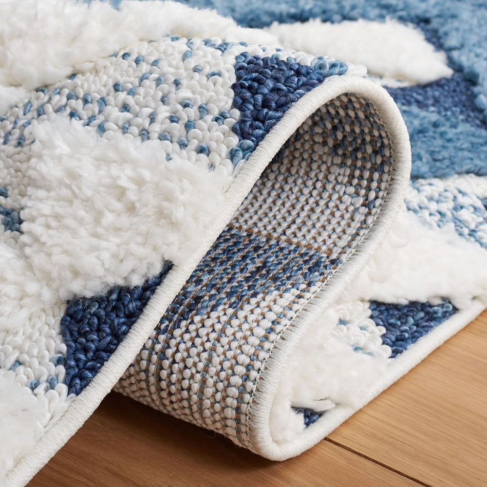 Alfombra Acogedora de Estilo Boho, 2 pulgadas de Grosor, MTS688M
