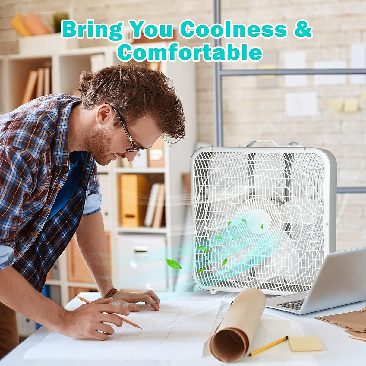 Ventilador de Piso Simple Deluxe 20, 3 Velocidades, Modelo 20BF