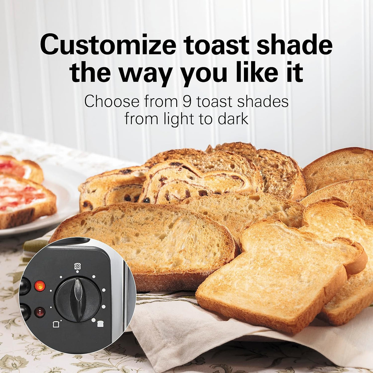 Hamilton Beach Tostadora retro con ranuras anchas