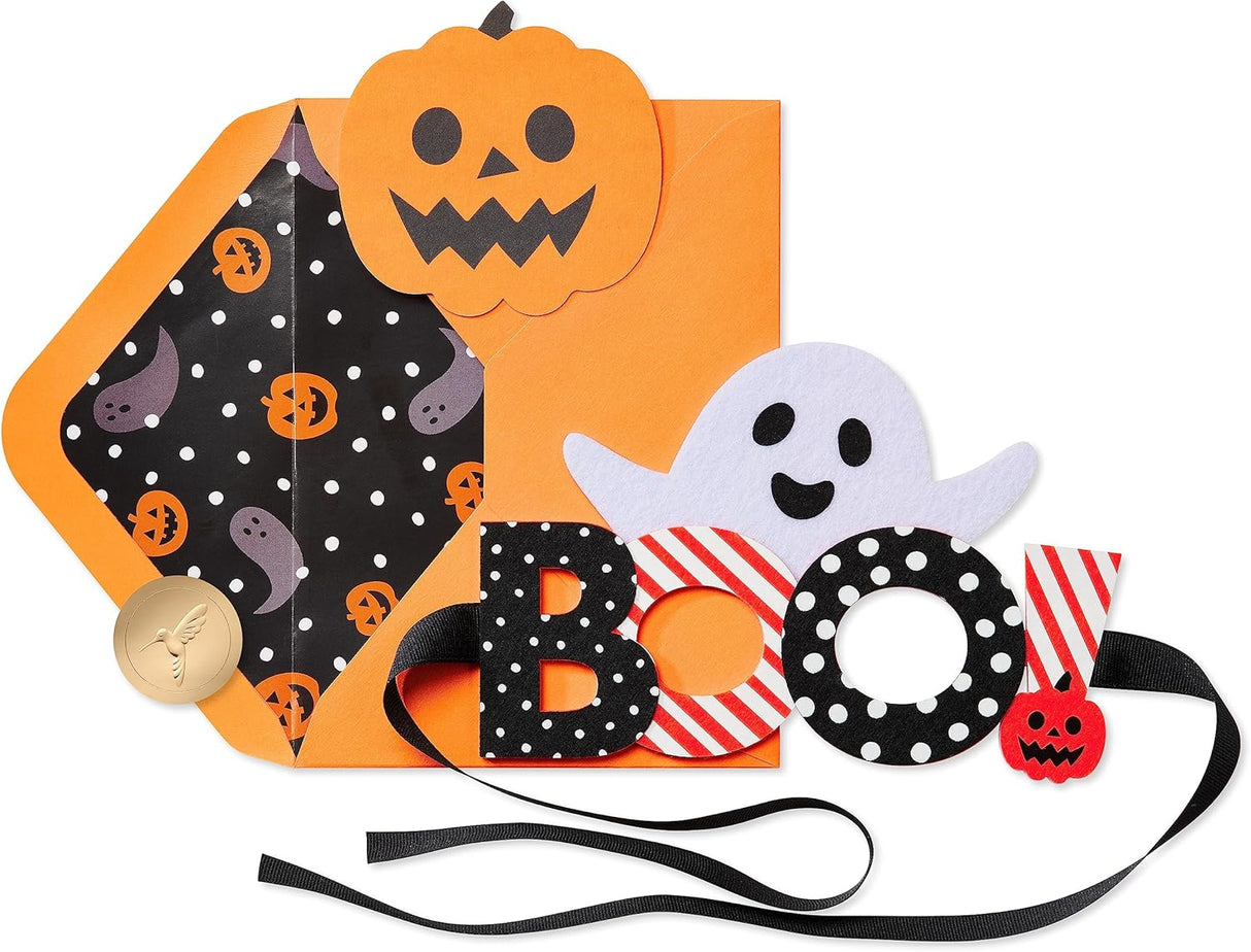 Tarjeta Halloween Papyrus con diseño divertido y temática festiva