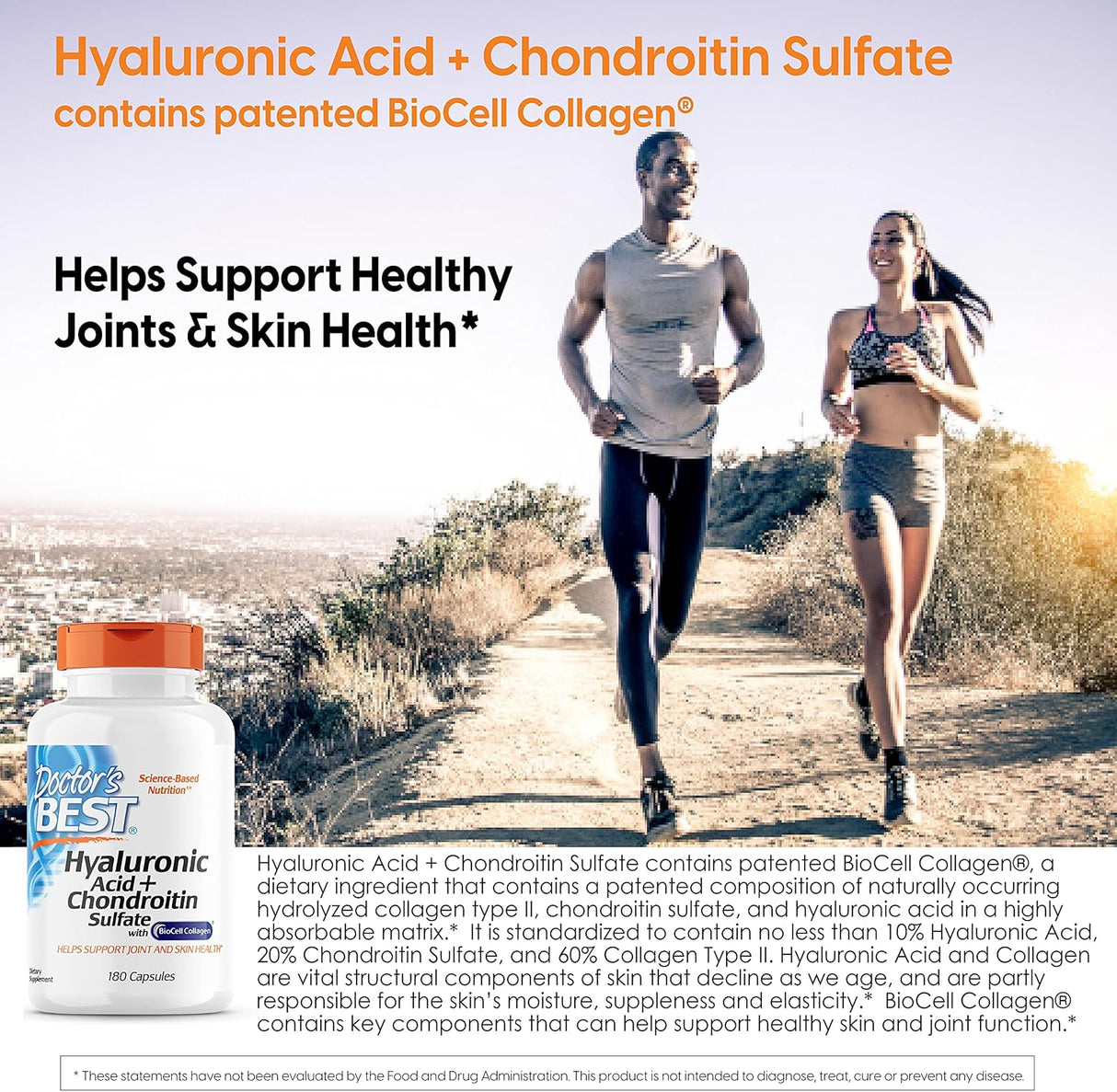 Suplementos Alimenticios ácido hialurónico con Chondroitin