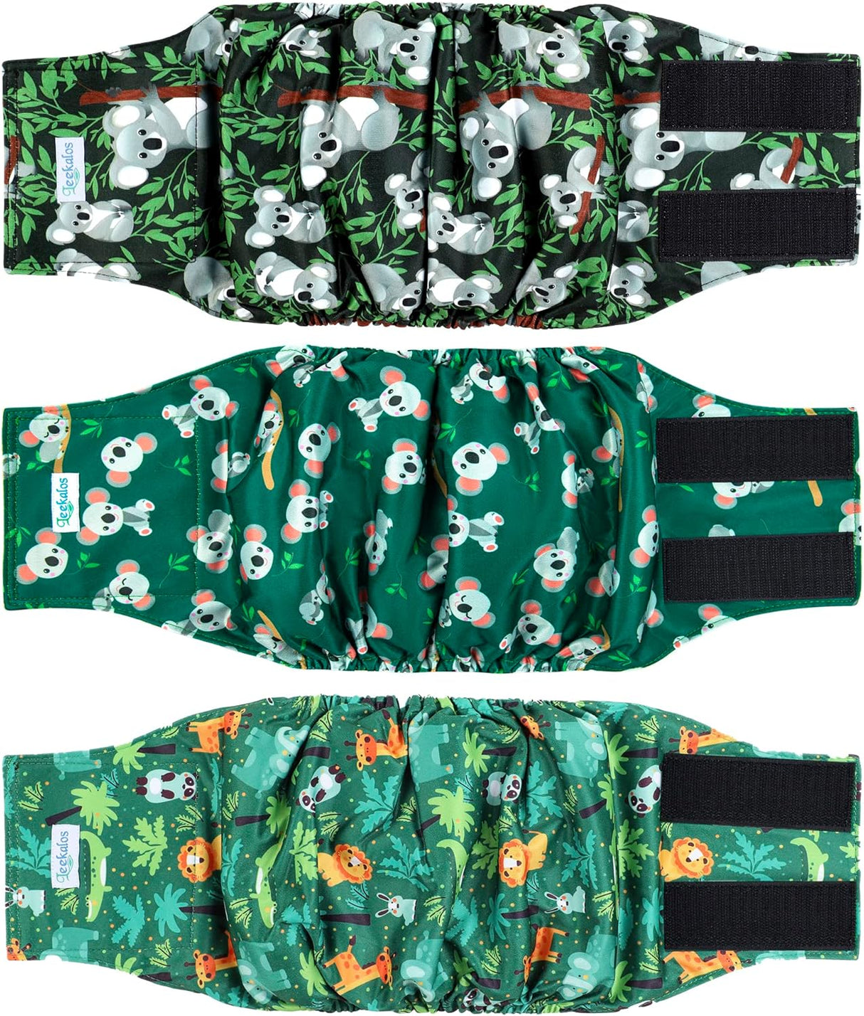 Leekalos Pañales para perros machos, bandas de vientre