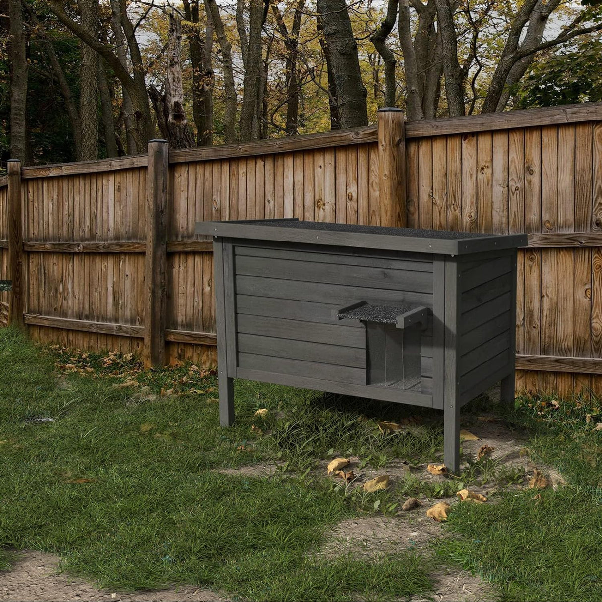 Casa para Gatos GDLF, Aislada, Madera, Grande, Modelo 34.5