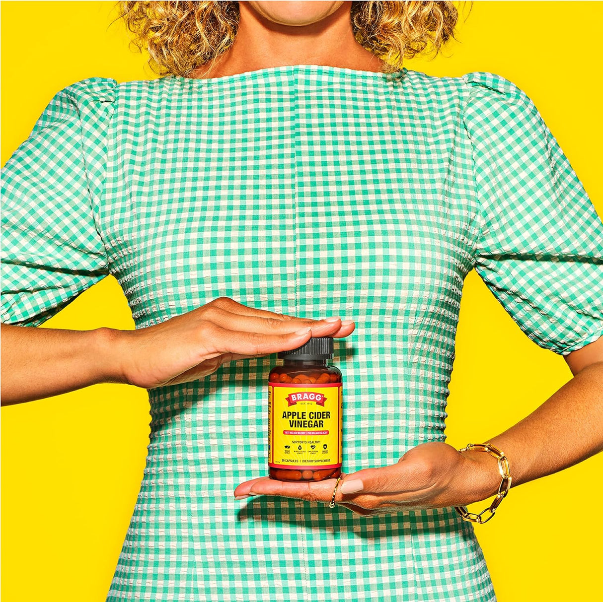 Cápsulas de vinagre de sidra Vitamina D3 y zinc control peso