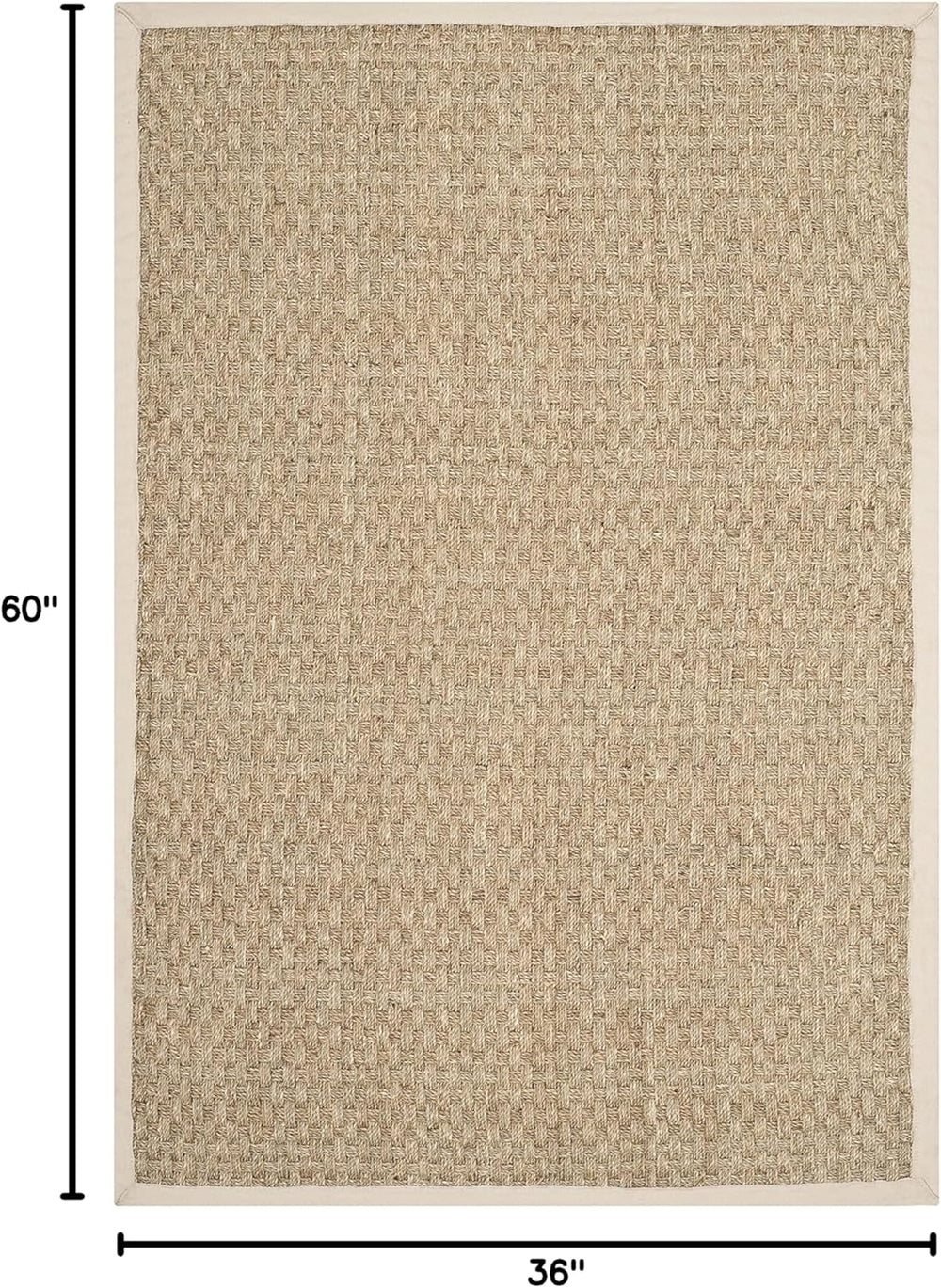 Alfombra de fibra natural SAFAVIEH, diseño canasta, modelo NF114J