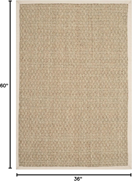 Alfombra de fibra natural SAFAVIEH, diseño canasta, modelo NF114J