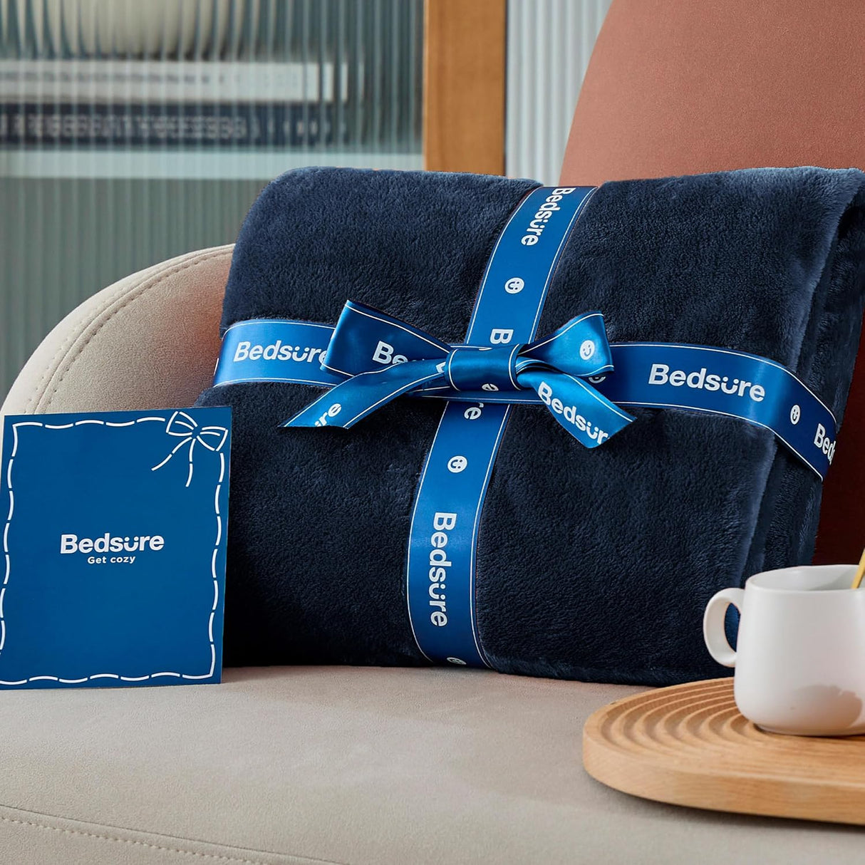 Manta Fleece Bedsure Queen Suave y Ligera 90x90 pulgadas