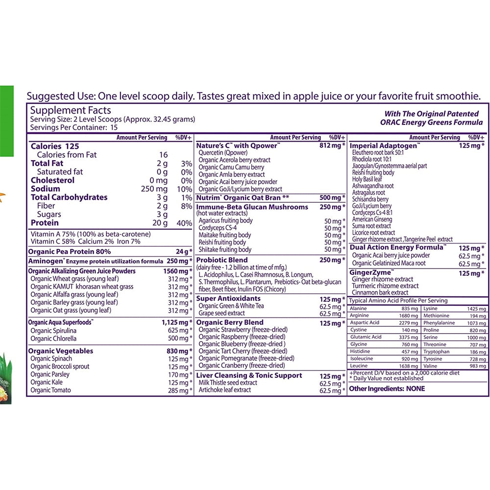 Proteinas y verduras sin sabor 100% vegano