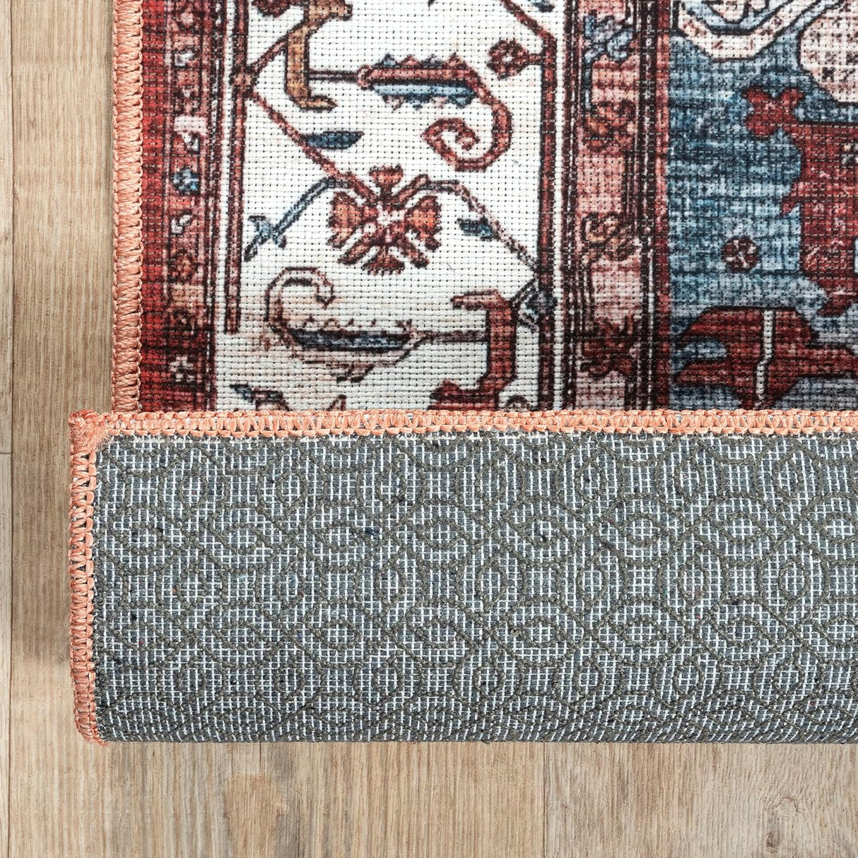 Alfombra Lavable 8x10 Adiva Antideslizante para Hogar