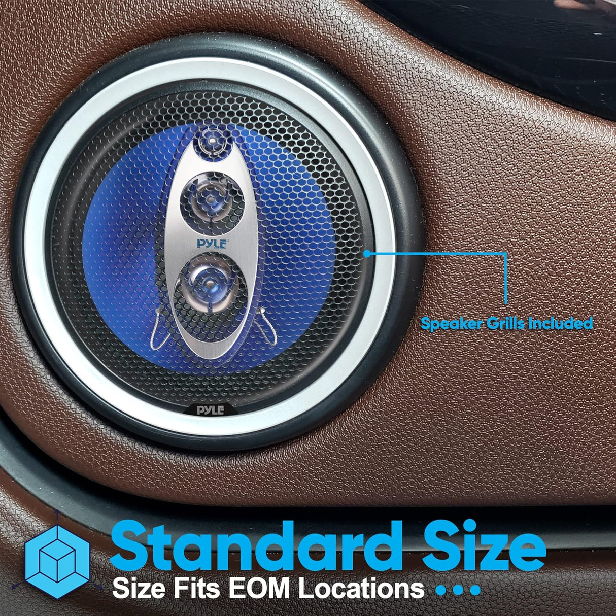 Sistema de altavoces de sonido de cuatro vías PYLE PL84BL