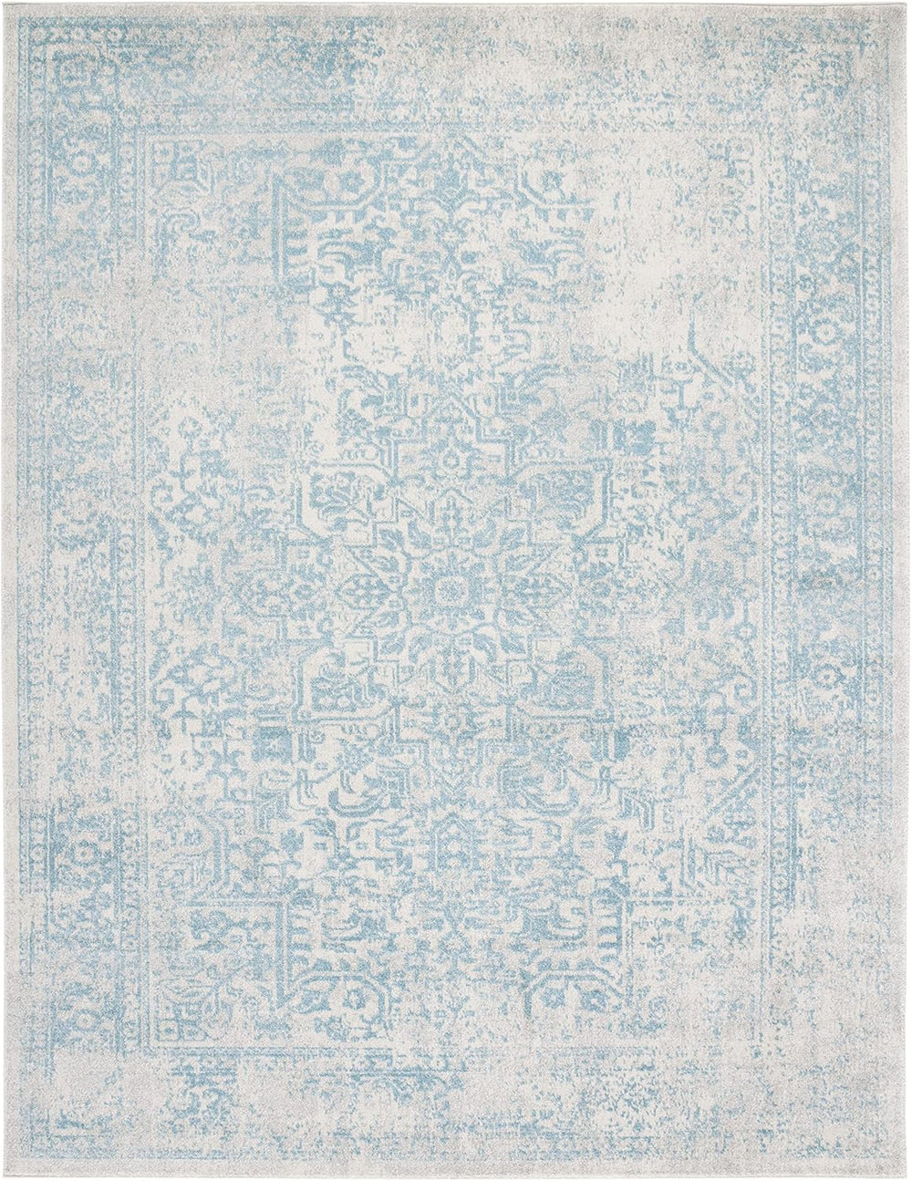 Alfombra Oriental Desgastada 8' x 10' para Sala y Oficina EVK256J