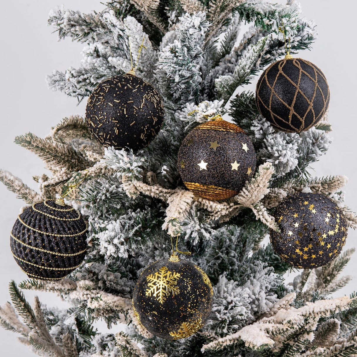 Adornos Navideños LANGXUN 6pcs 4 Shatter-proof, 2023 Decoración