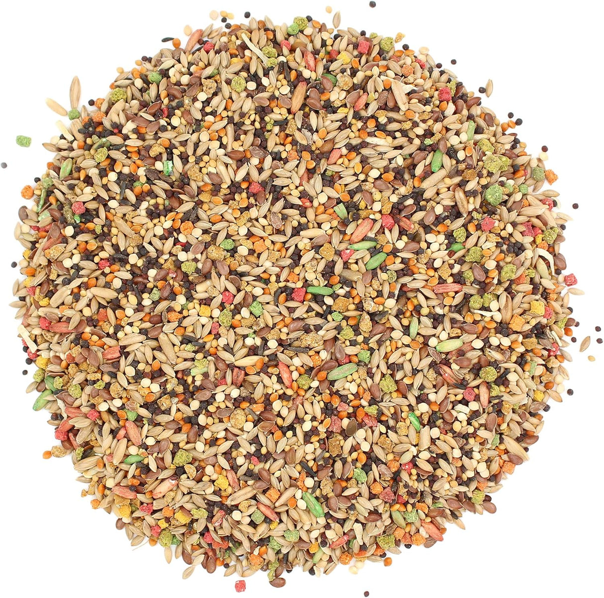 Alimento diario fortificado con vitaminas para pájaros