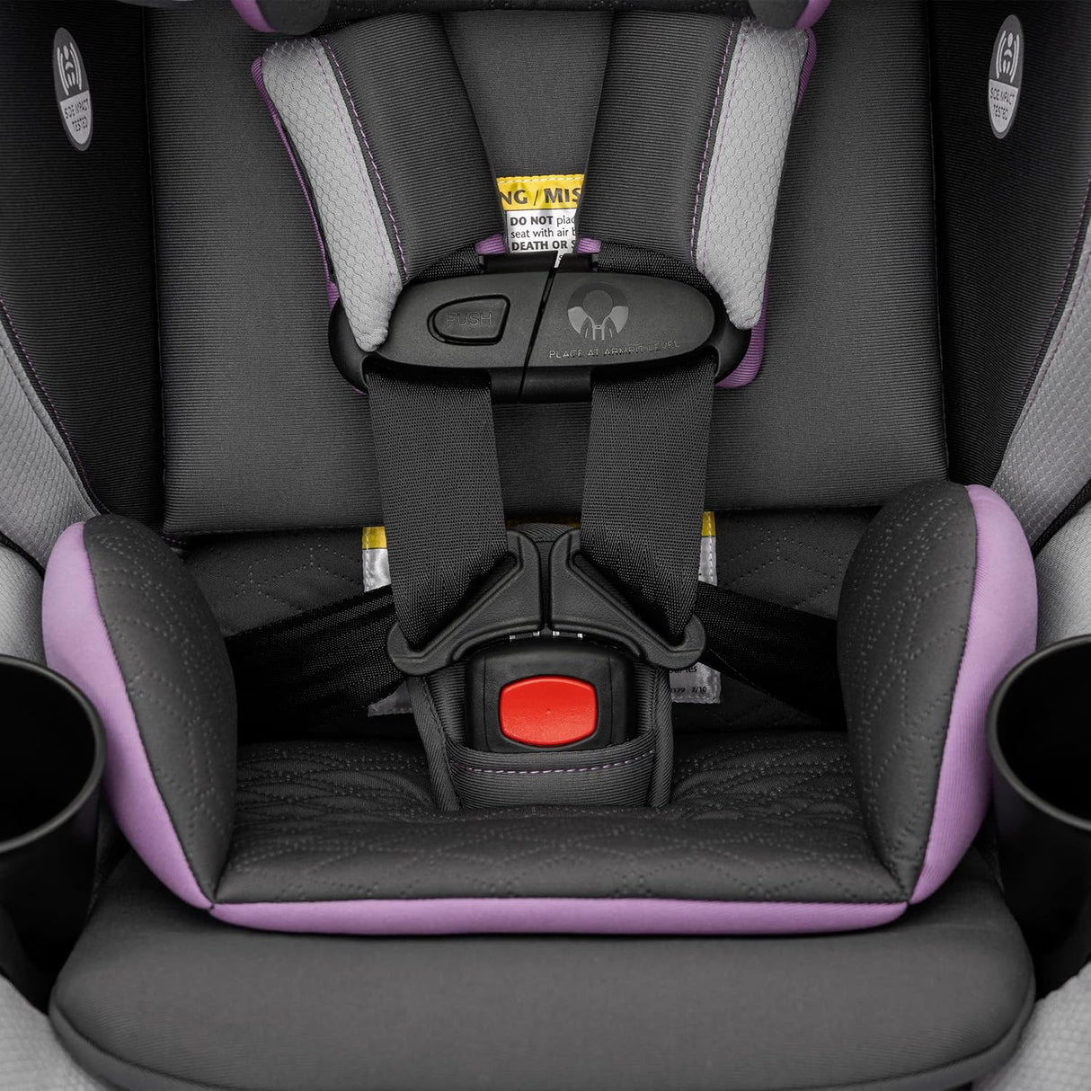 Asiento giratorio 2 en 1 para automóvil con funda Evenflo