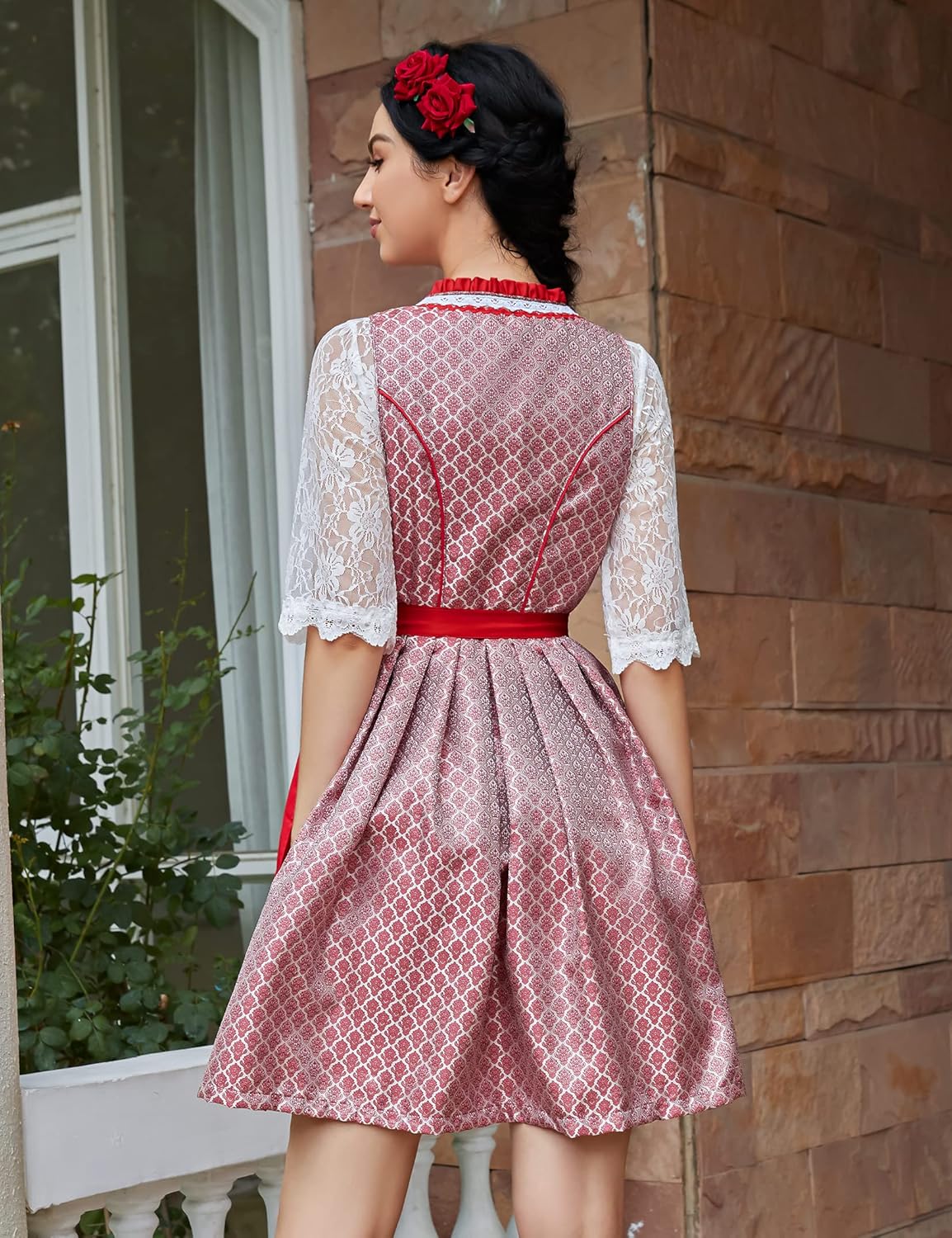 Disfraces de Vestido para mujert rojo talla L