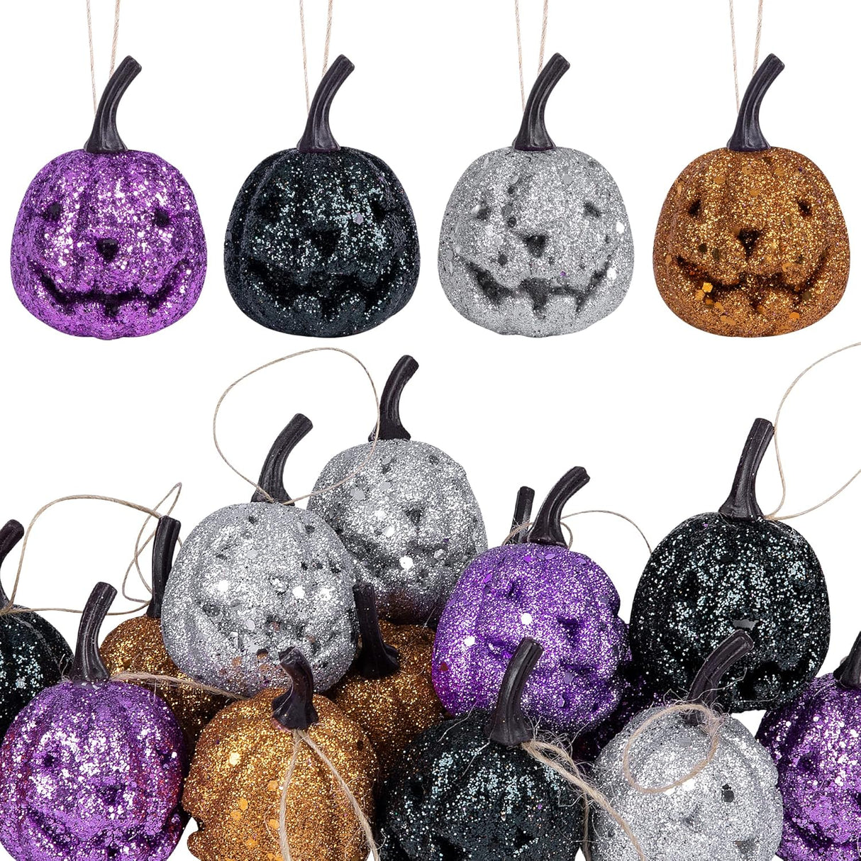 Kit de decoración para Halloween adornos de calabaza