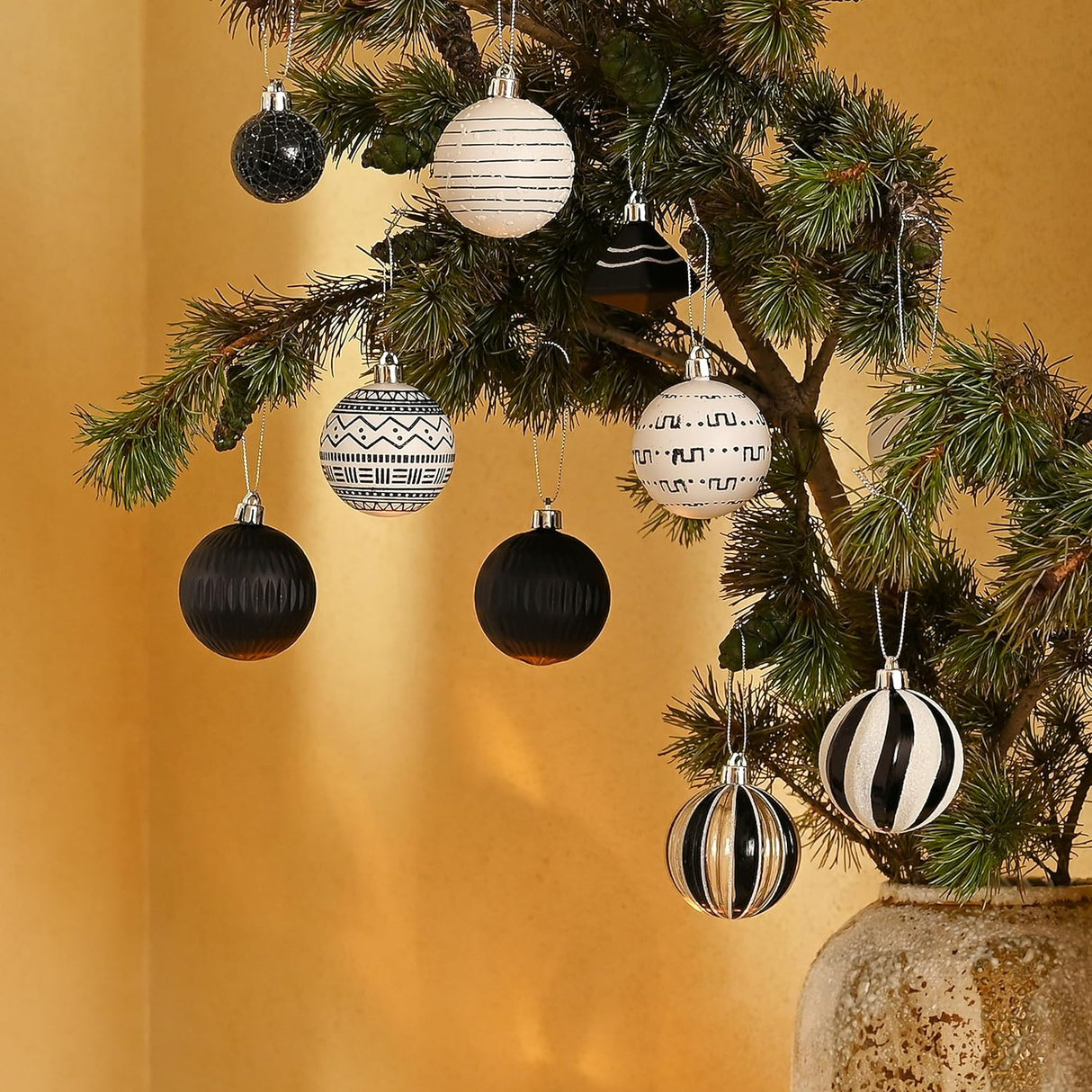 Adornos Navideños DecorbyHannah, 21ct, Boho, Shatterproof