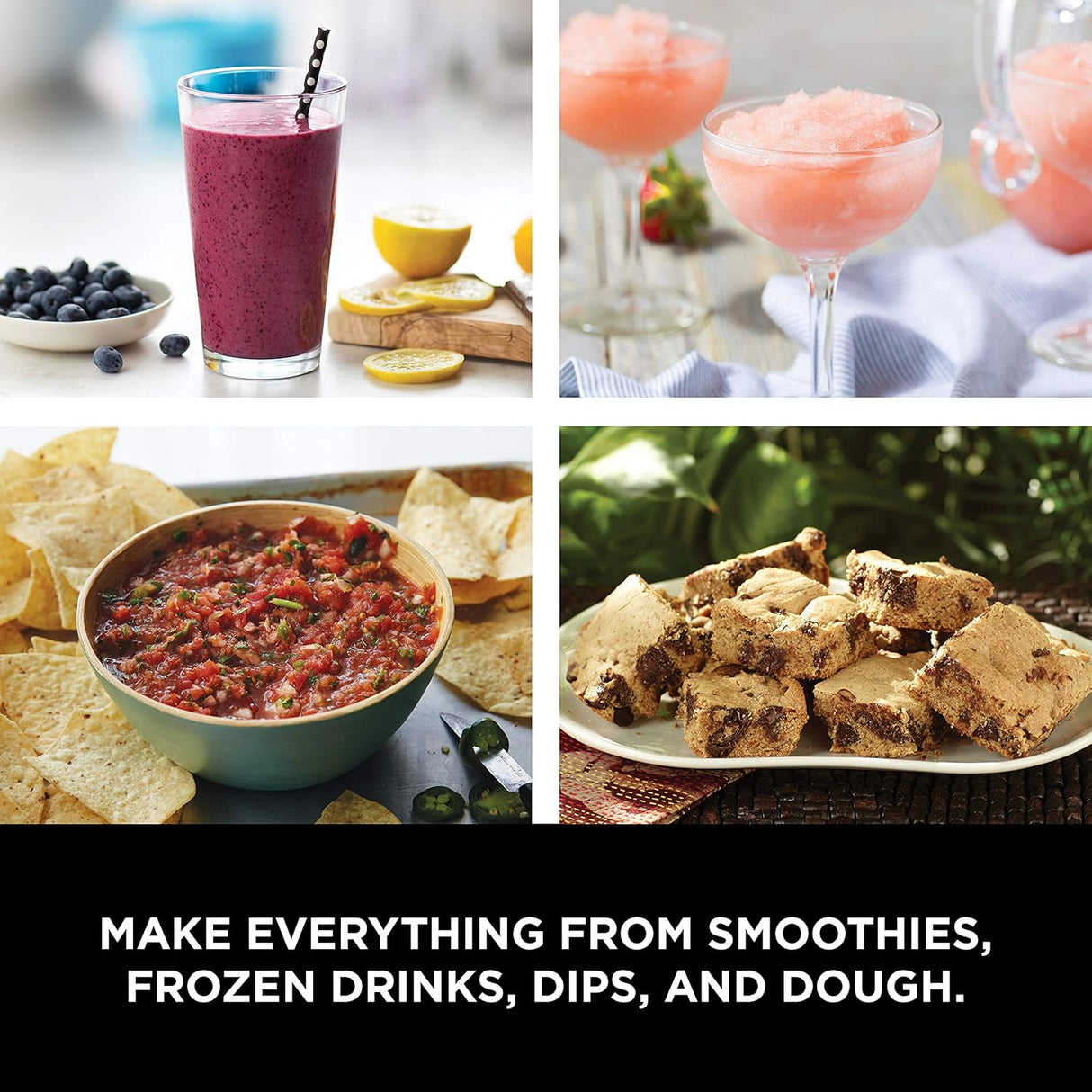 Procesador de 64 oz 4 Funciones para Batidos Ninja (2) Tapa