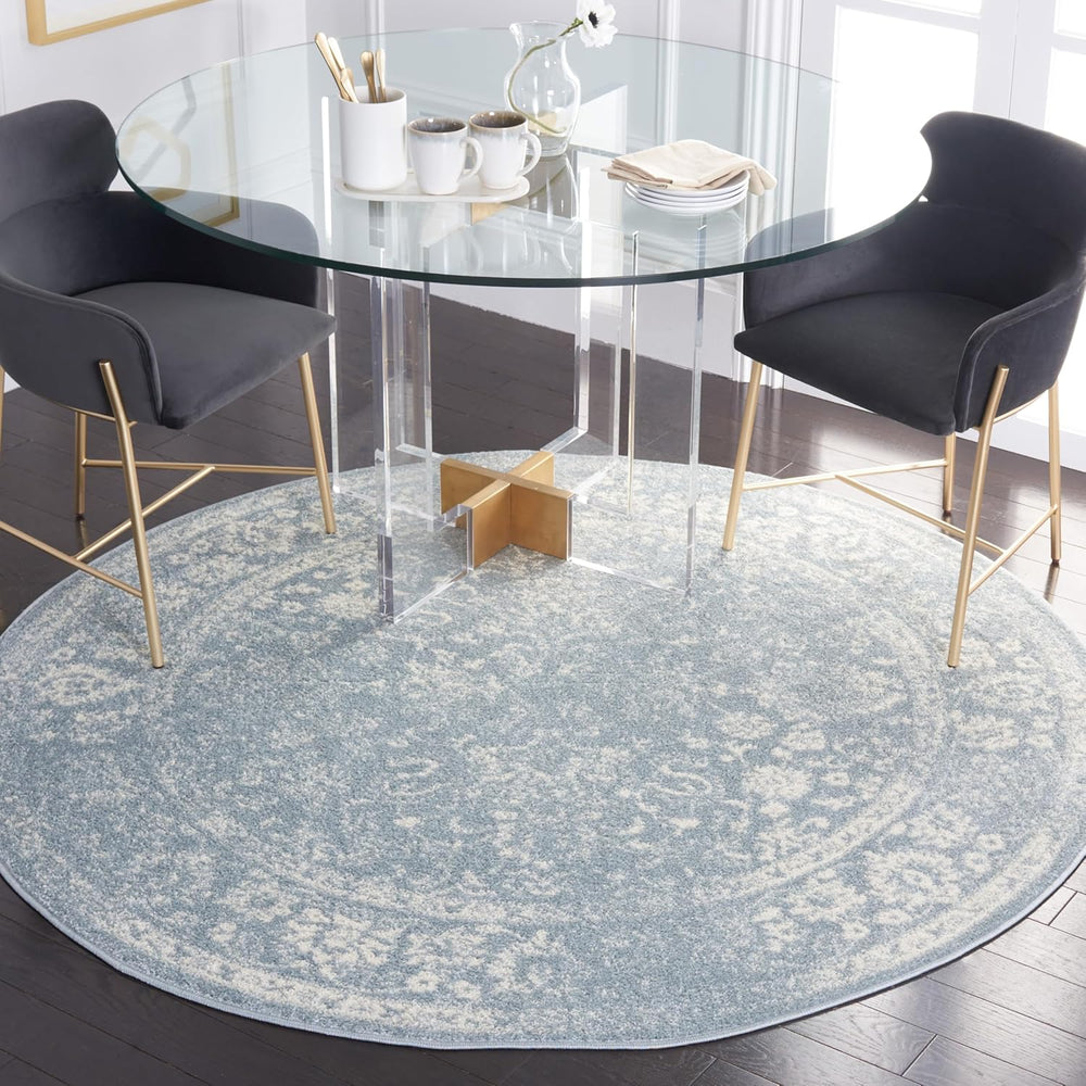 Alfombra Redonda Oriental Distressed 8' ADR109T