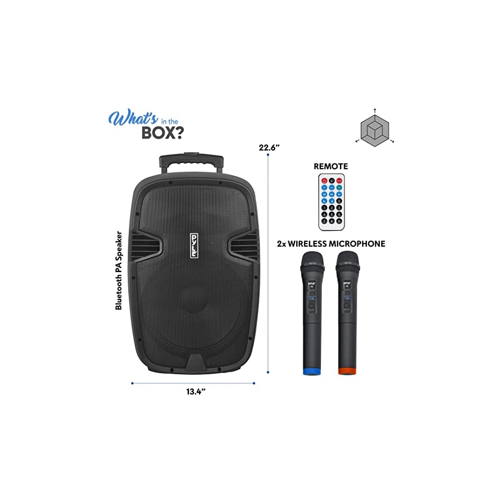 Parlante Portátil con Bluetooth PYLE-PRO PPHP1235WMU
