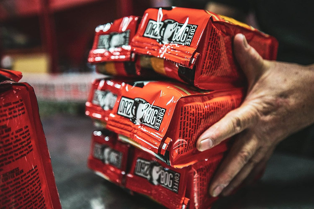 Café Dazbog Decaf Babushka Blend 11 oz. Tostado Medio Suave