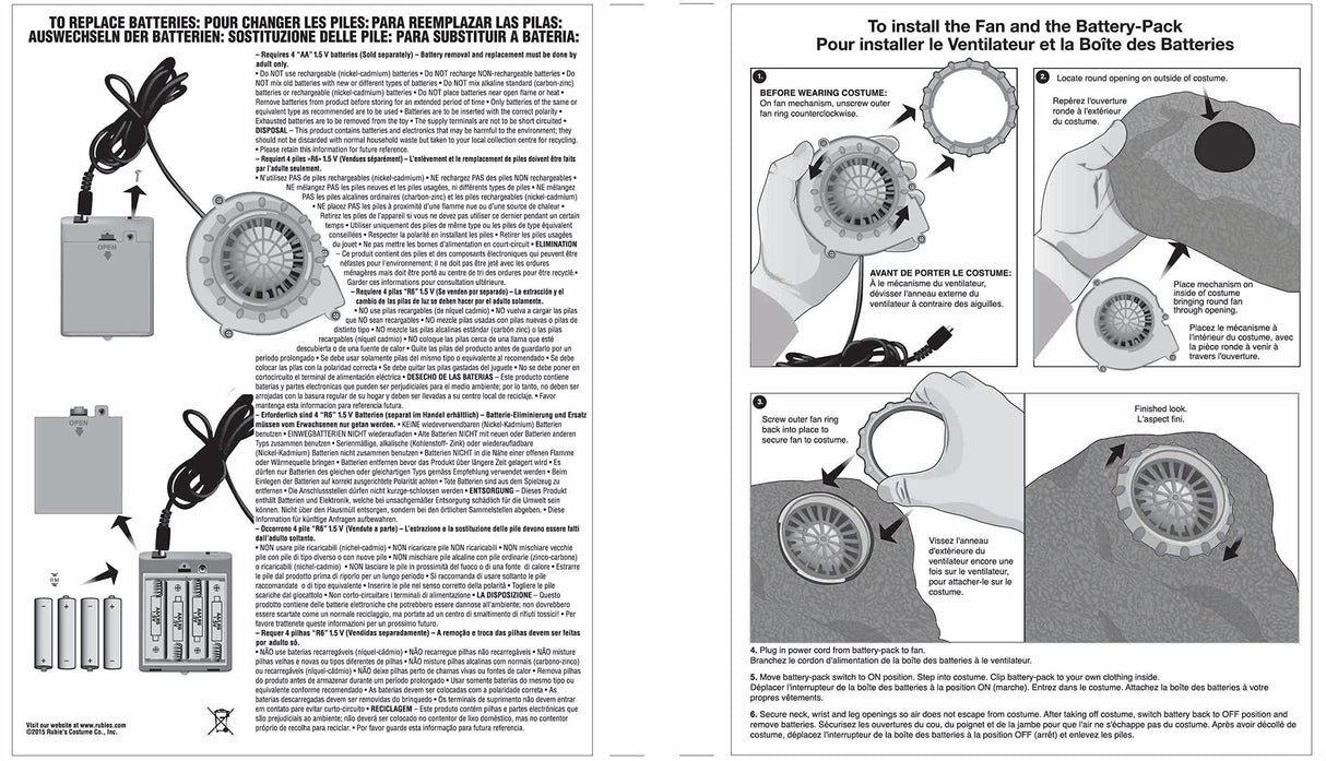 Traje de traje de cuerpo completo inflable de Rubie naranja