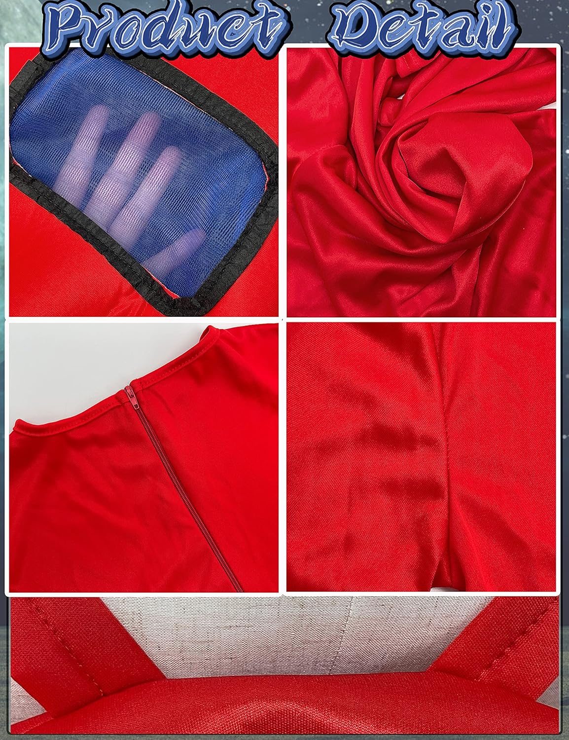 Disfraces de astronauta para niños talla XL rojo