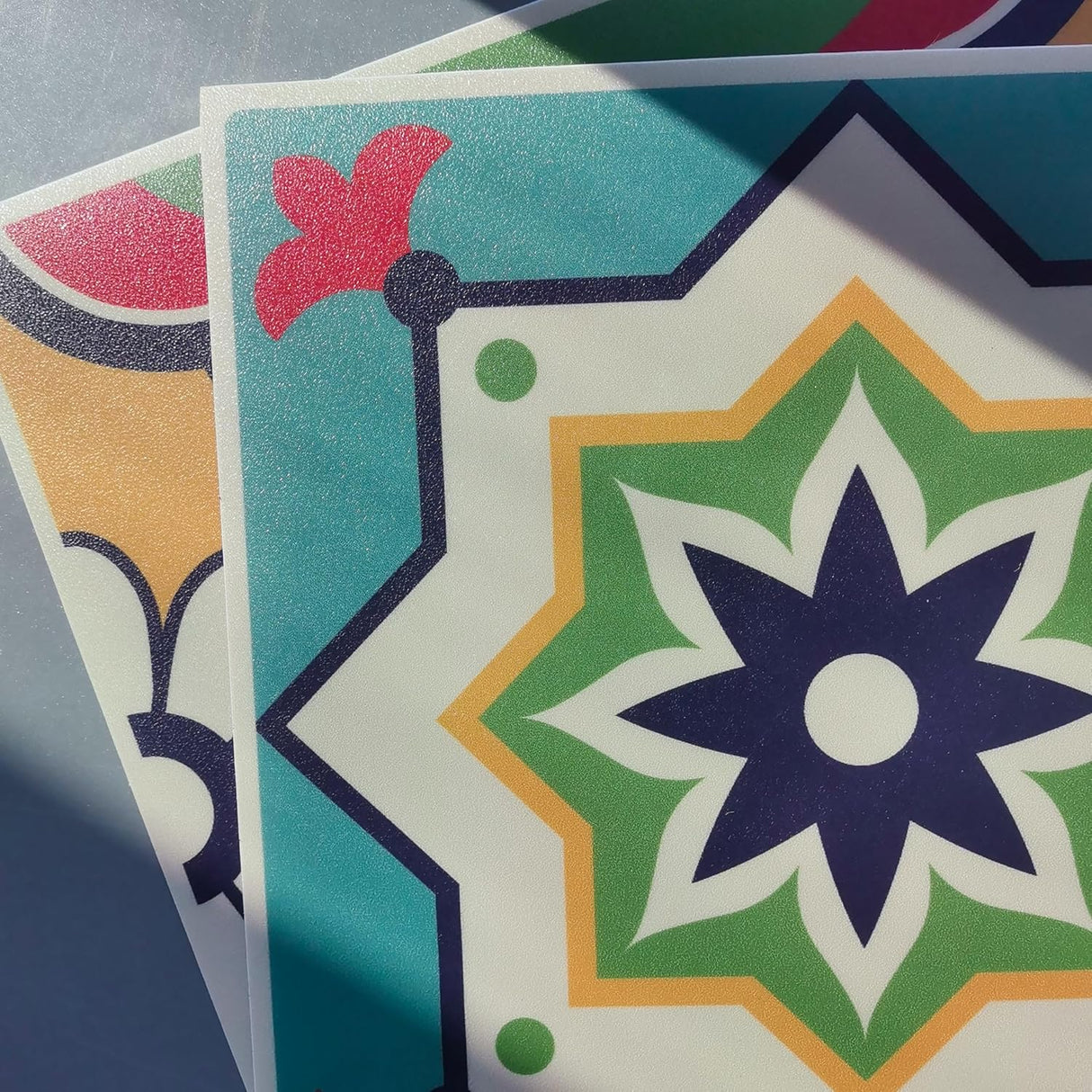 Vinilos Azulejos Cerámicos Vintage Autoadhesivos para Baño