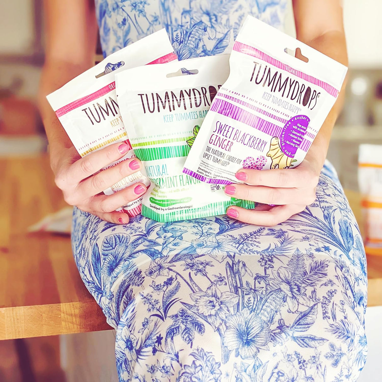 Suplemento Tummydrops Jengibre de mora dulce orgánico