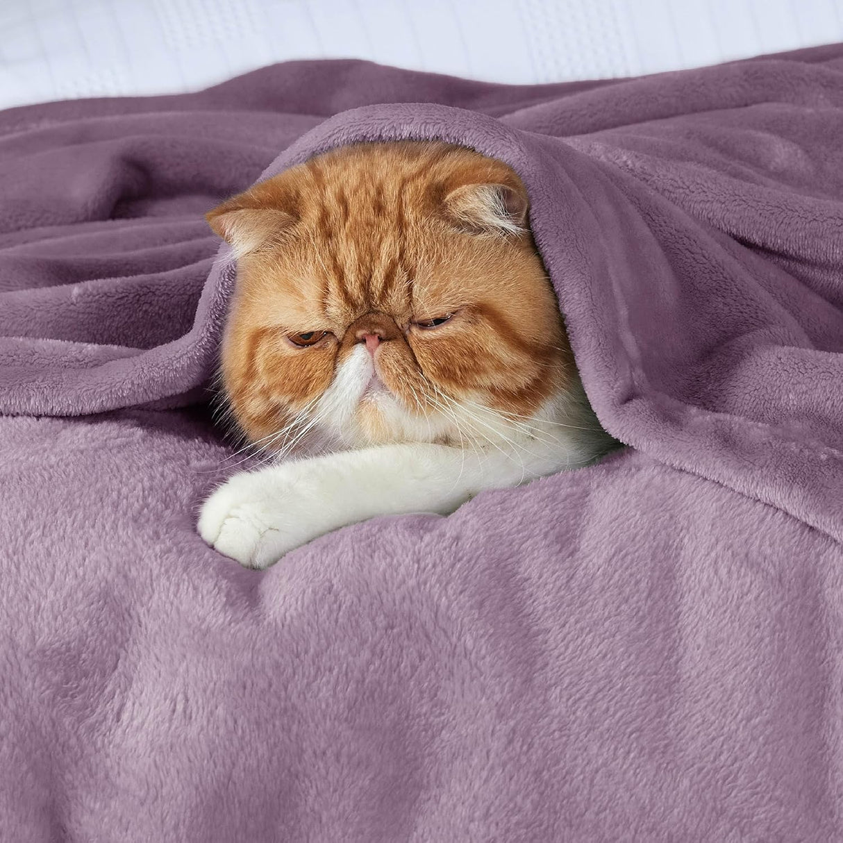 Manta de Fleece Bedsure, suave y ligera, 50x60 pulgadas