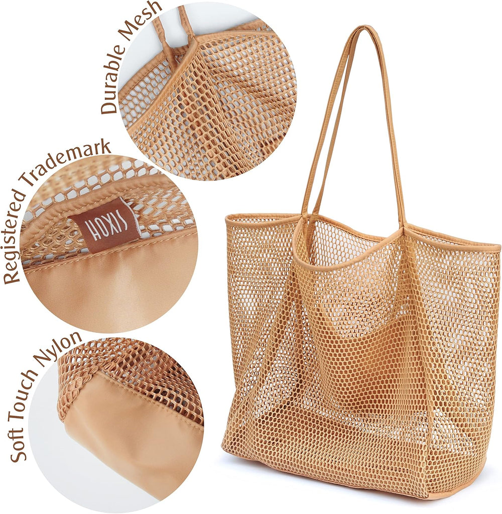 Bolsa de hombro Color: Bronceado para la playa