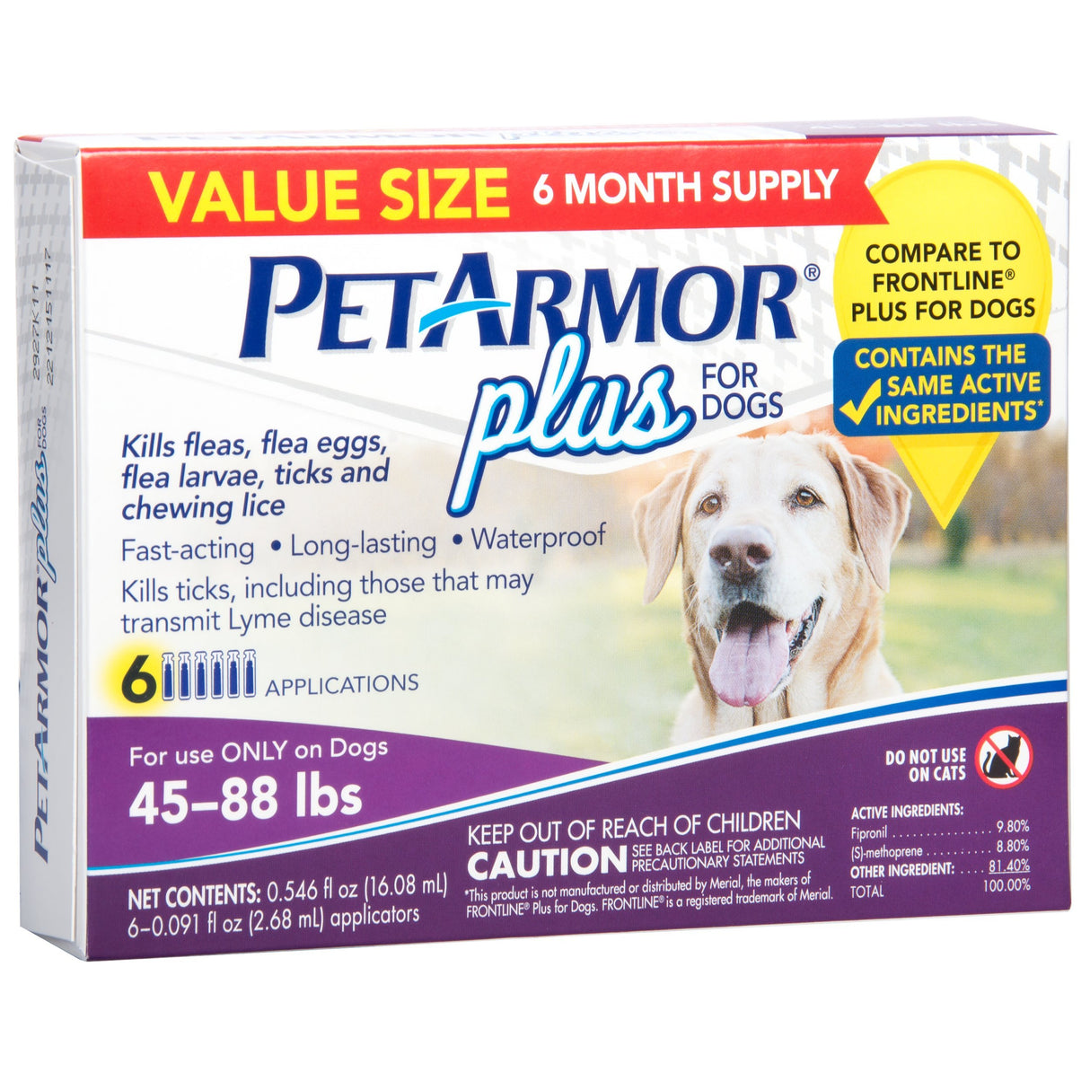 Prevención de pulgas y garrapatas para perros grandes