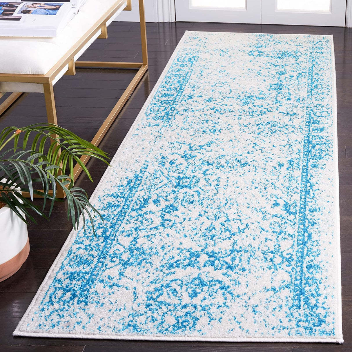 Alfombra Runner Oriental Desgastada Ideal para Áreas de Tráfico - ADR109D