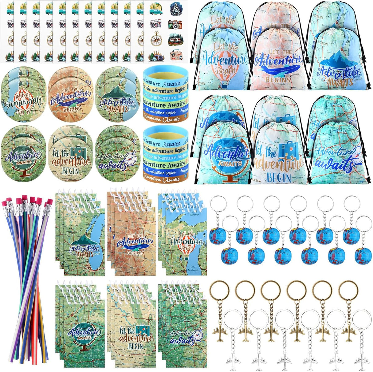 Recuerdos Viaje: Llaveros Avión, Mochila, Pulseras y Más