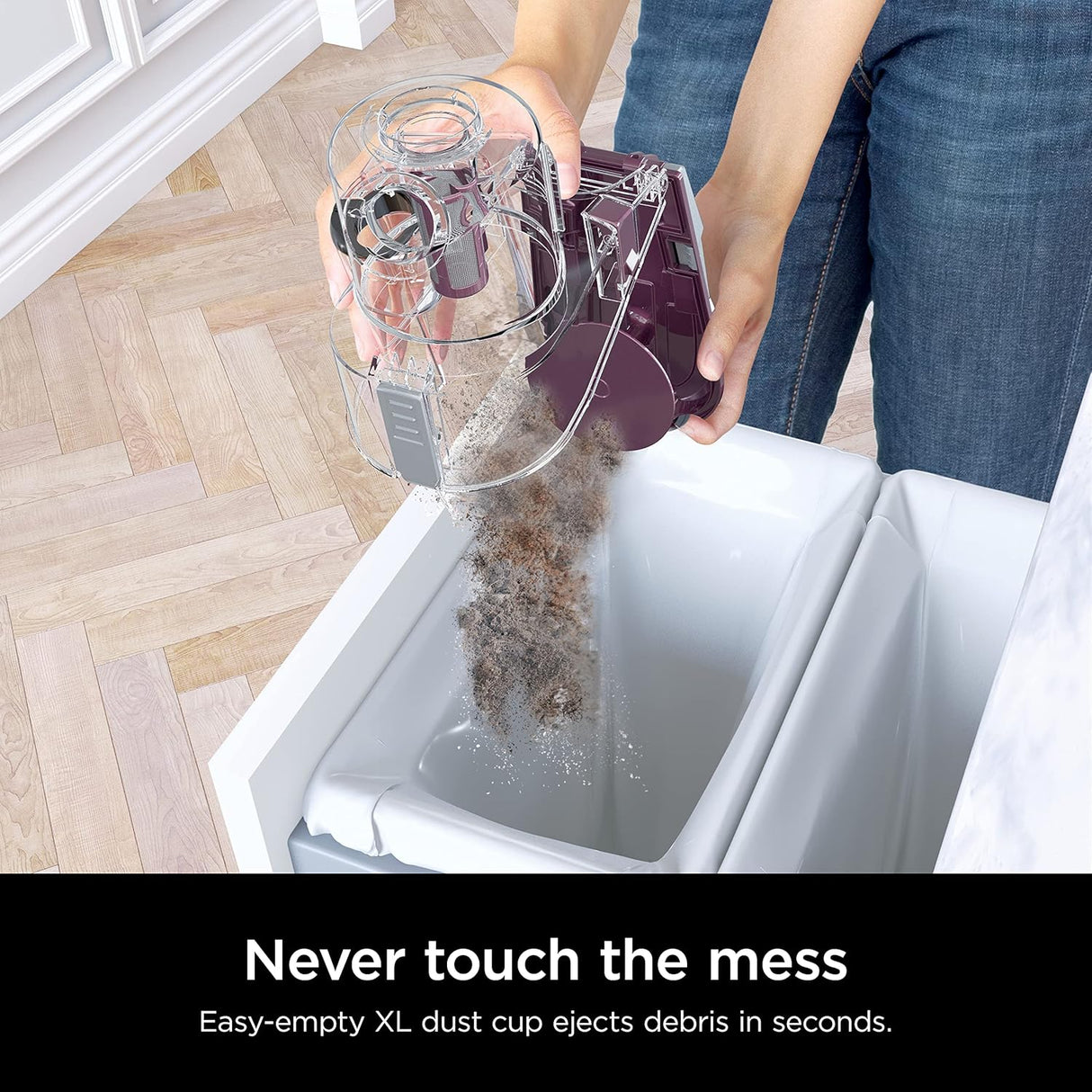 Aspiradora de palo con luces LED y accesorios para mascotas, HV322