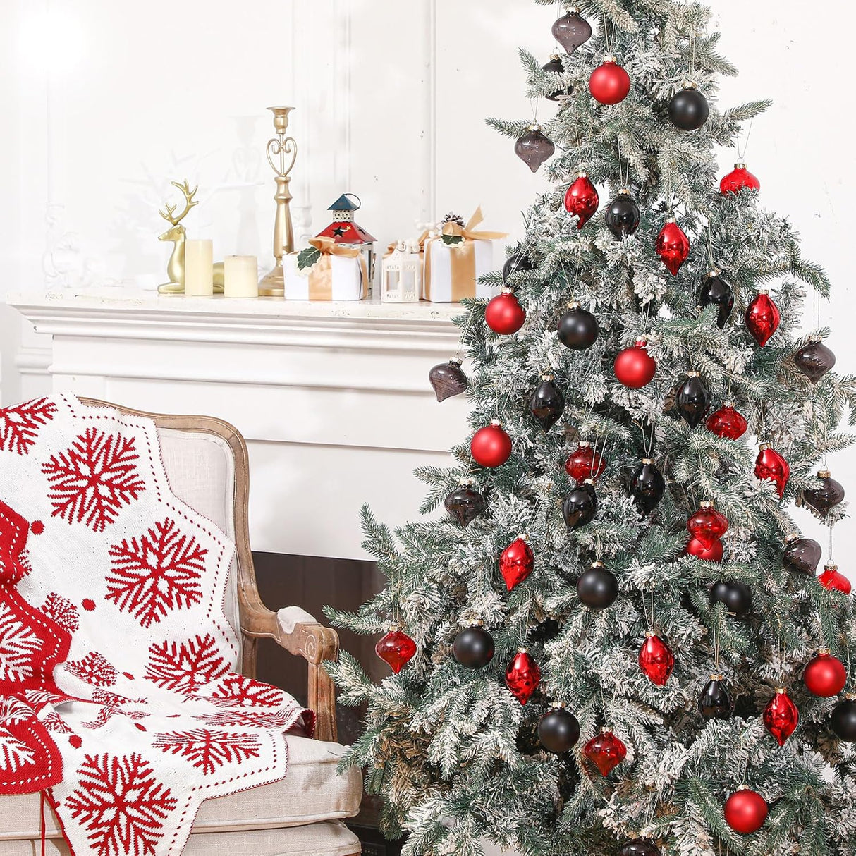 Conjunto de 12 Bolas de Vidrio Zomiboo 3.15 para Árbol Navidad