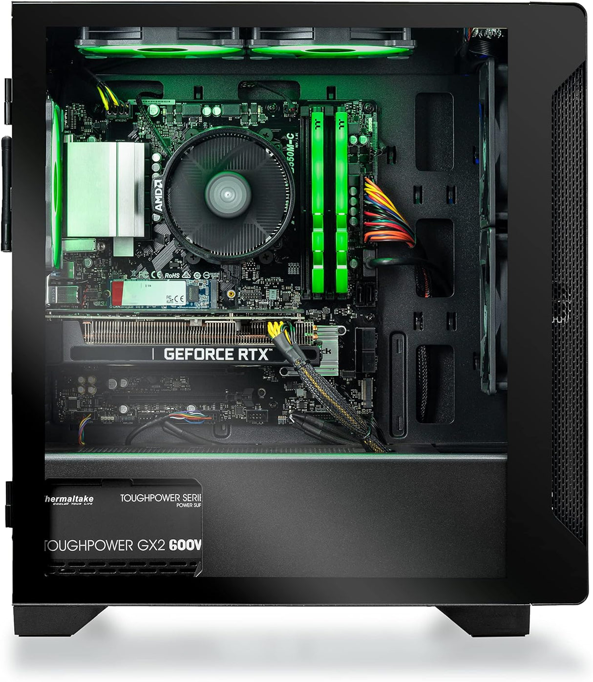 Computadora Thermaltake Graphite 360 Gaming PC negro