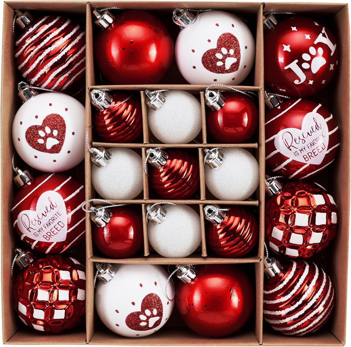 Adornos Navideños DecorbyHannah, 21ct Temática de Mascotas