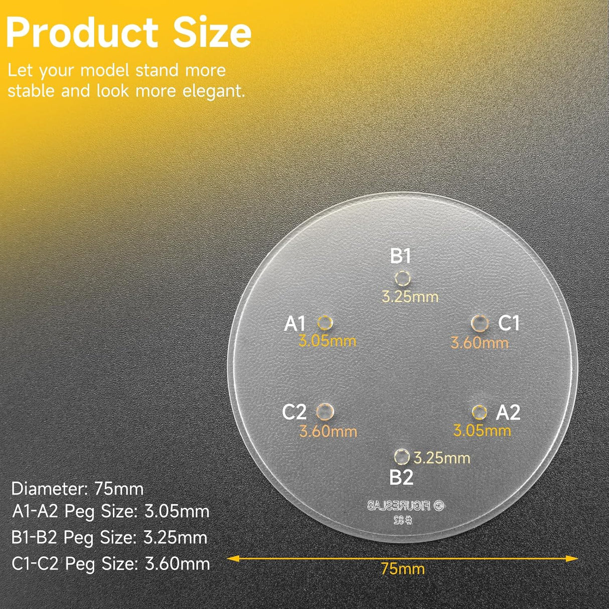 Soporte para Figuras de Acción 1/12 - 48 Piezas - Multi-Pegs