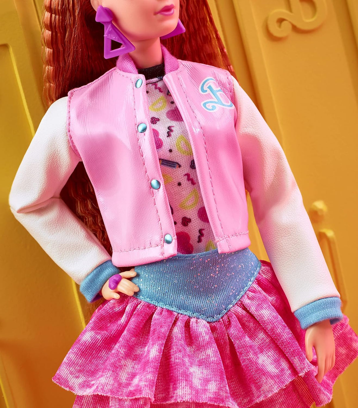 Barbie Rewind Muñeca, Edición '80s, Outfit Escolar Varsity