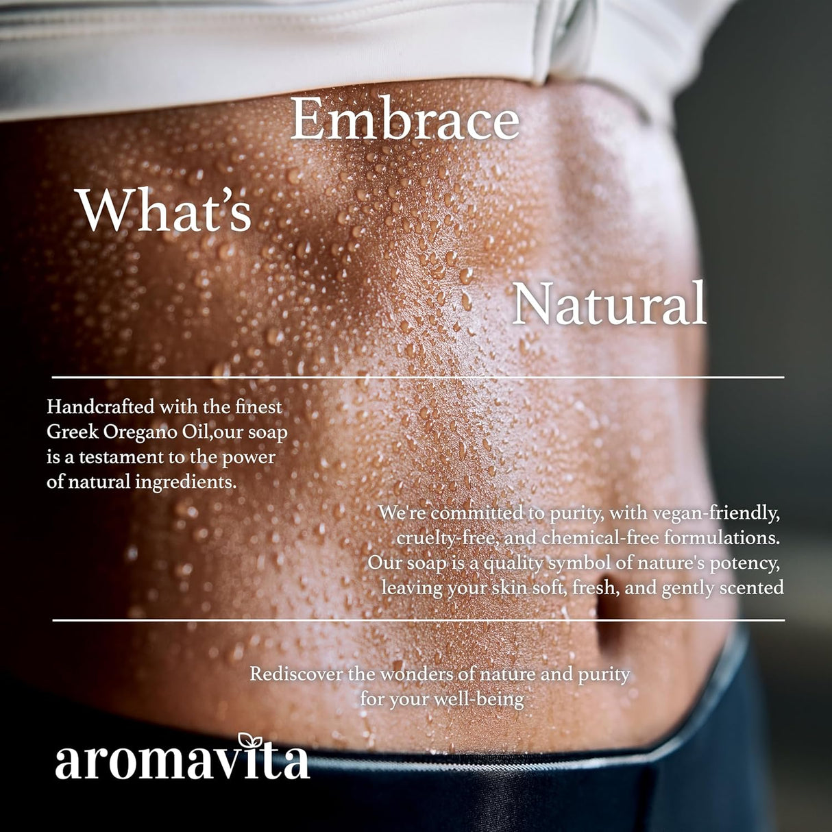 Jabón Natural de Aceite de Orégano - Manos o Cuerpo