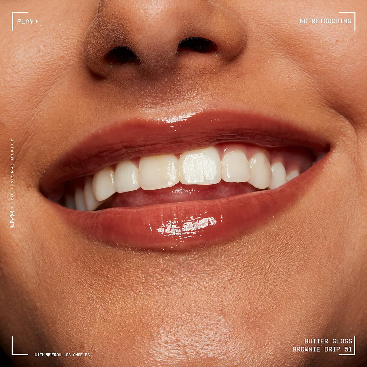 Brillos Labiales antiadherente marrón profundo