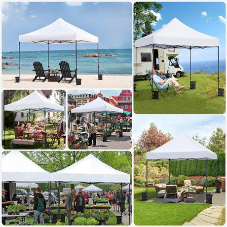 Tienda Yaheetech: Carpa Instantánea 10x10, Pesada y Impermeable