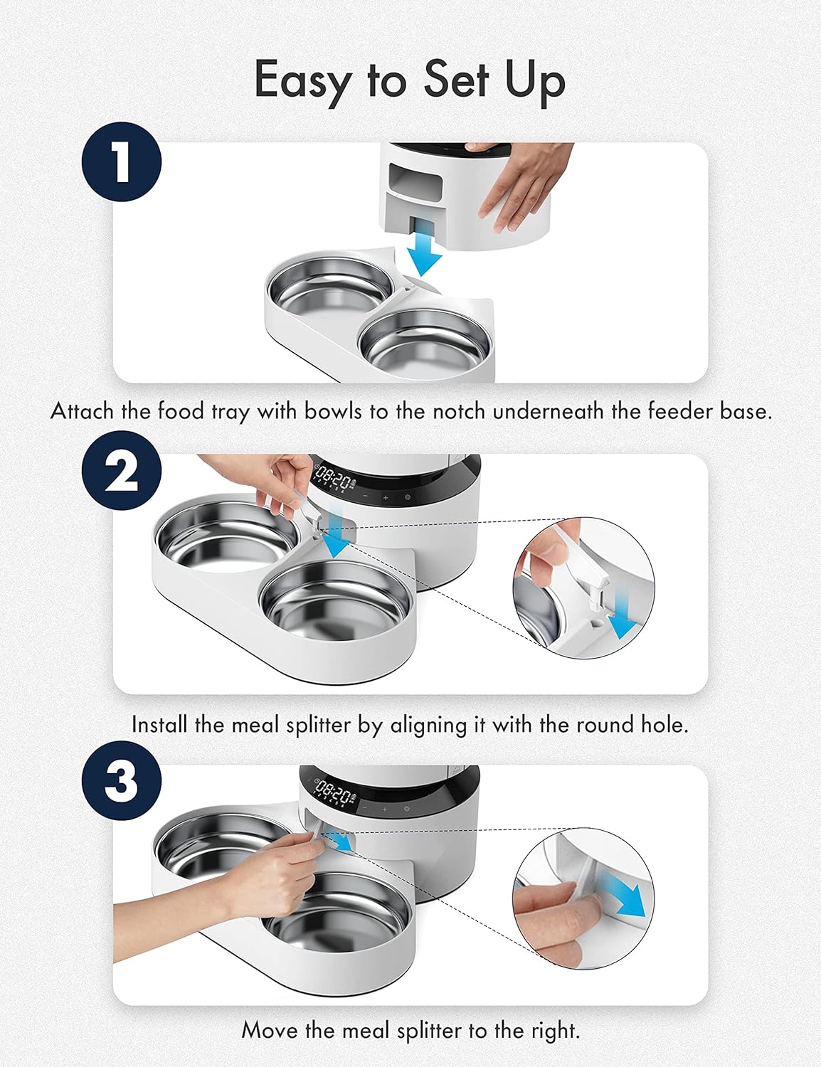 Divisor de alimentos para mascotas PLSS002 PETLIBRO